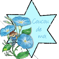 Gif animé de coucou bleués